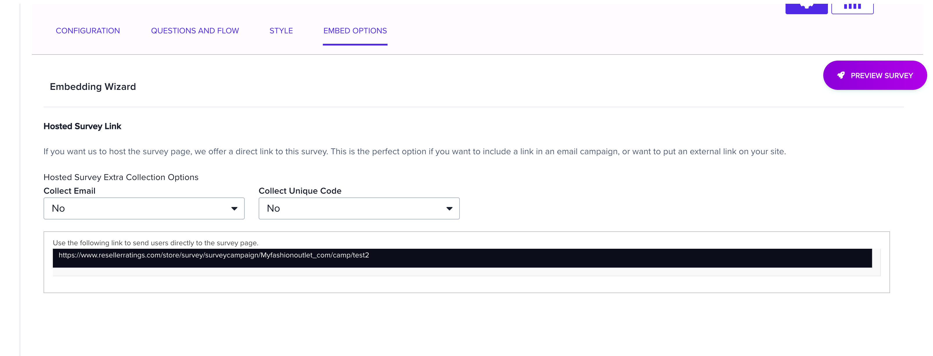 Shopper Feedback - Direct Email Launch